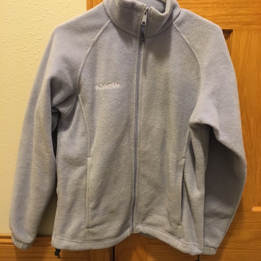 Colombia Fleece Jacket - Light Purple Women Size S